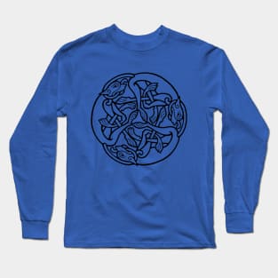 Celtic Knot with cats Long Sleeve T-Shirt